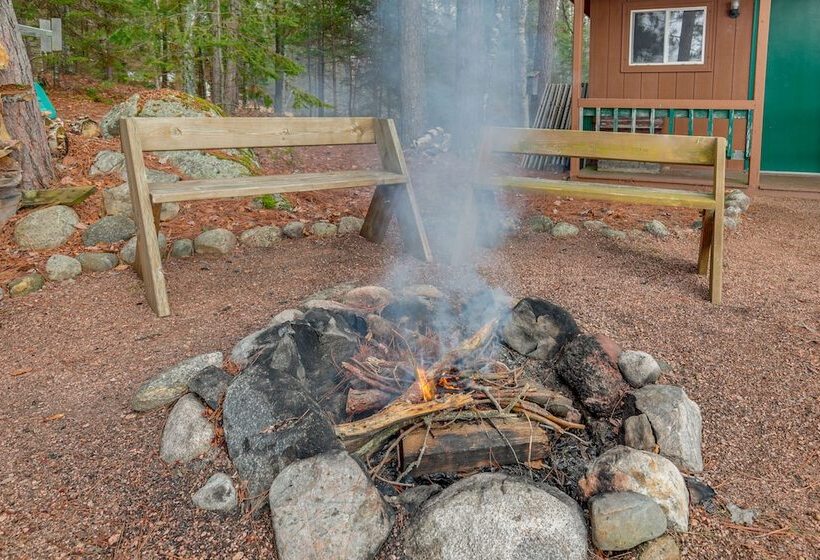 Lakefront Eagle River Cabin W/ Fire Pit & Porch