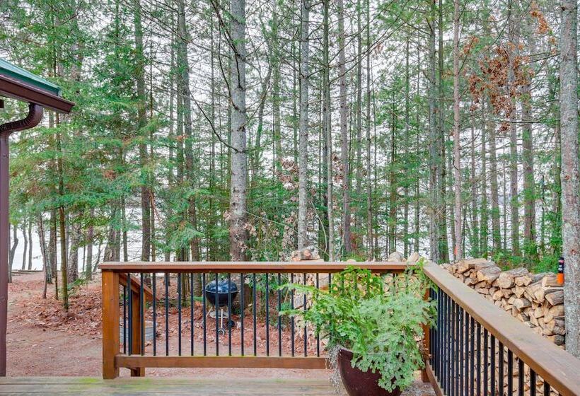 Lakefront Eagle River Cabin W/ Fire Pit & Porch