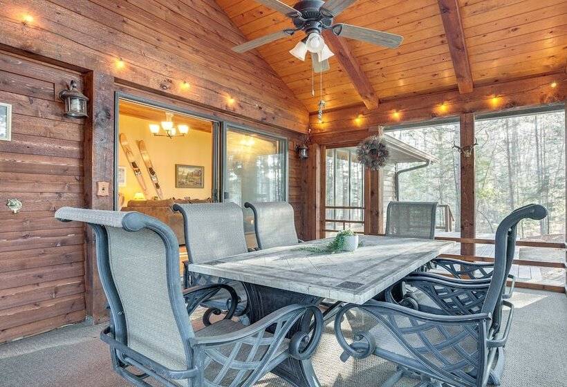Lakefront Eagle River Cabin W/ Fire Pit & Porch