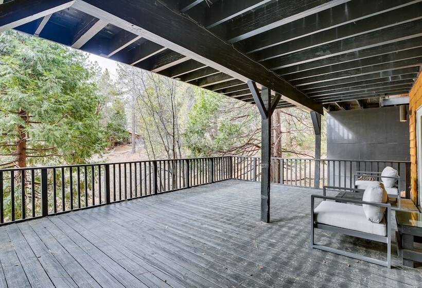 Modern Arrowbear Lake Cabin W/ Tree Lined Views!