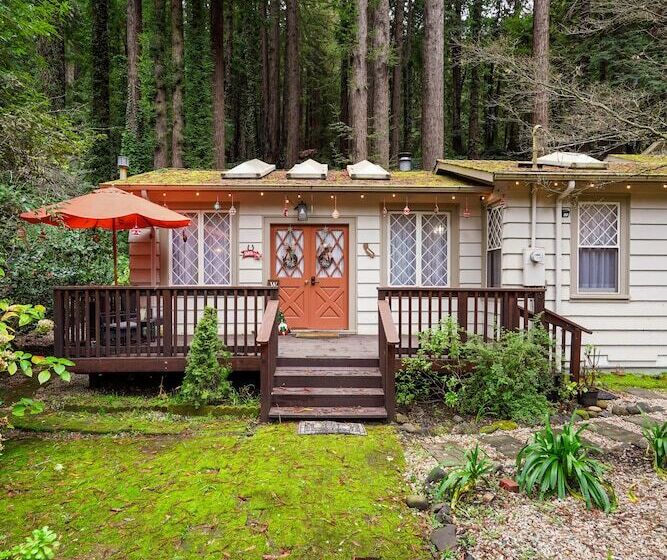 Pacific Coast Redwoods Cabin For Family