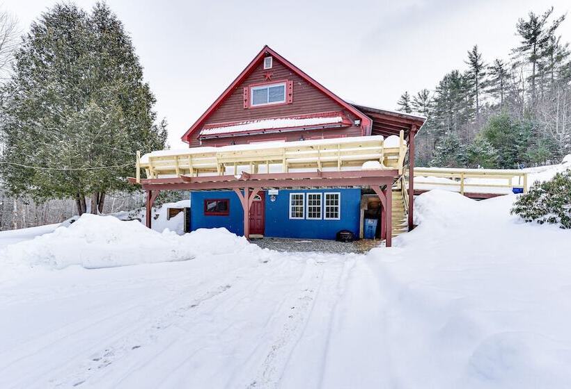 Gore Mountain Retreat: Deck & Game Room