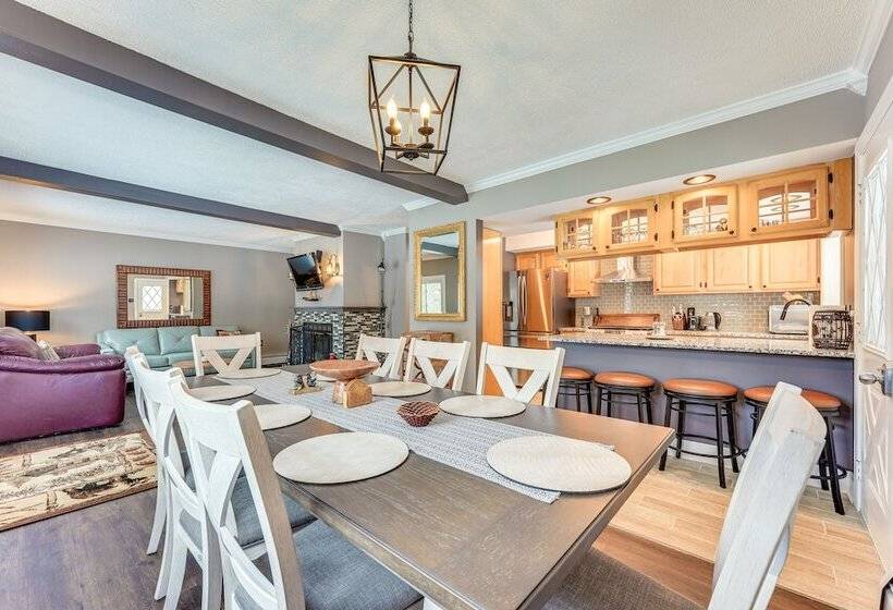 Gore Mountain Retreat: Deck & Game Room