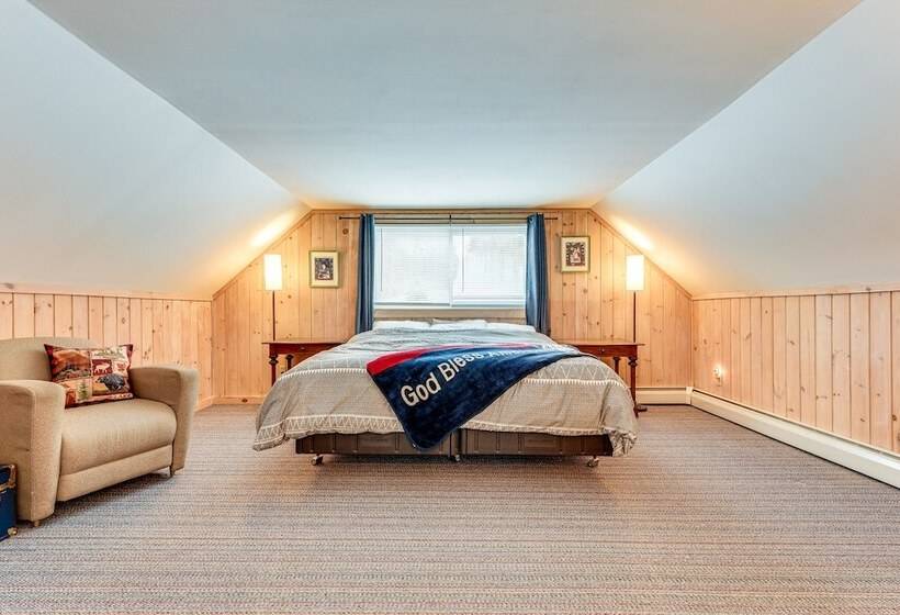 Gore Mountain Retreat: Deck & Game Room