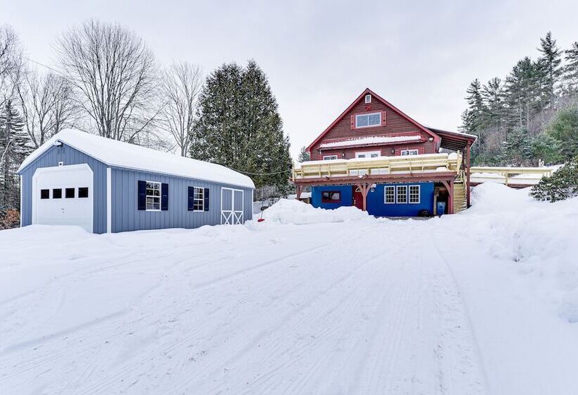 Gore Mountain Retreat: Deck & Game Room