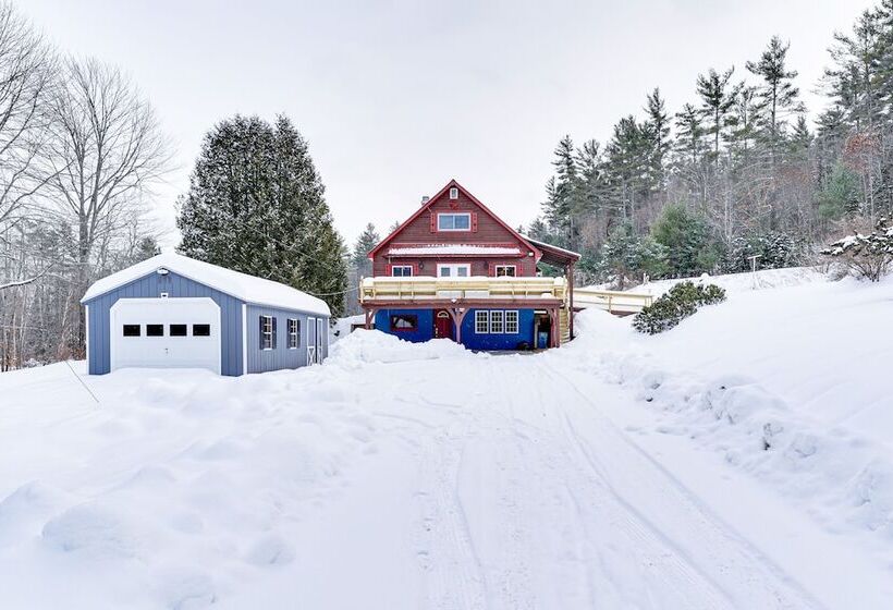 Gore Mountain Retreat: Deck & Game Room
