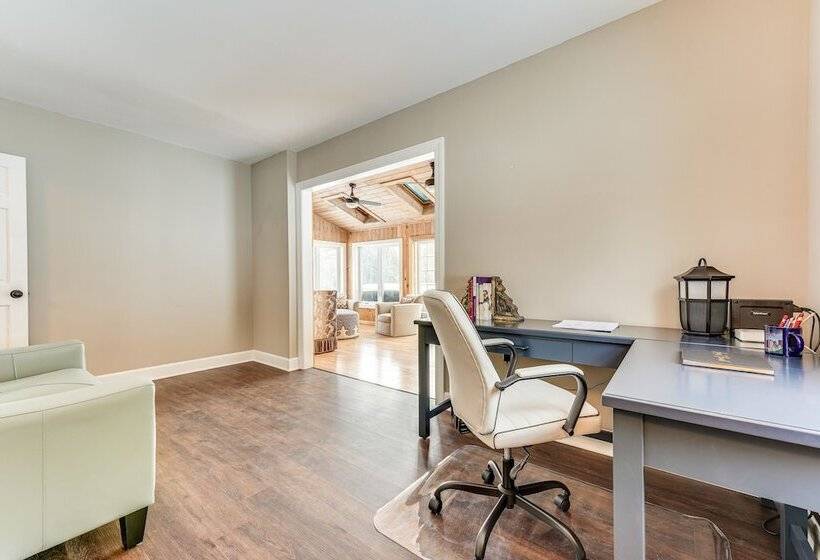 Gore Mountain Retreat: Deck & Game Room