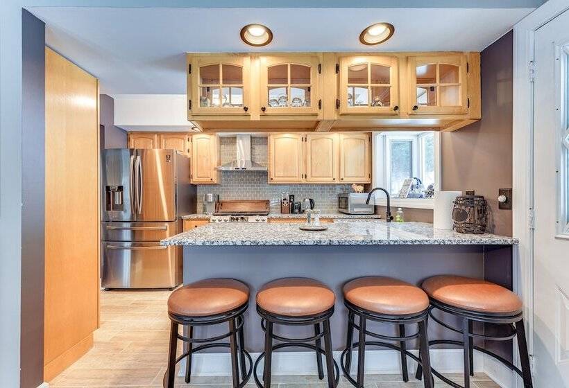 Gore Mountain Retreat: Deck & Game Room