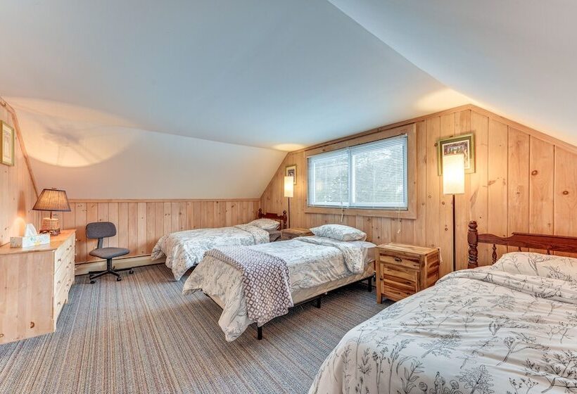 Gore Mountain Retreat: Deck & Game Room