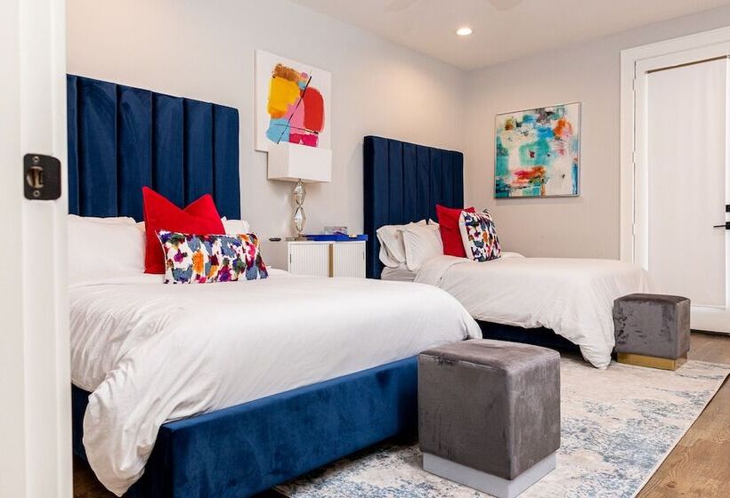 펜션 Houston Lux Townhome