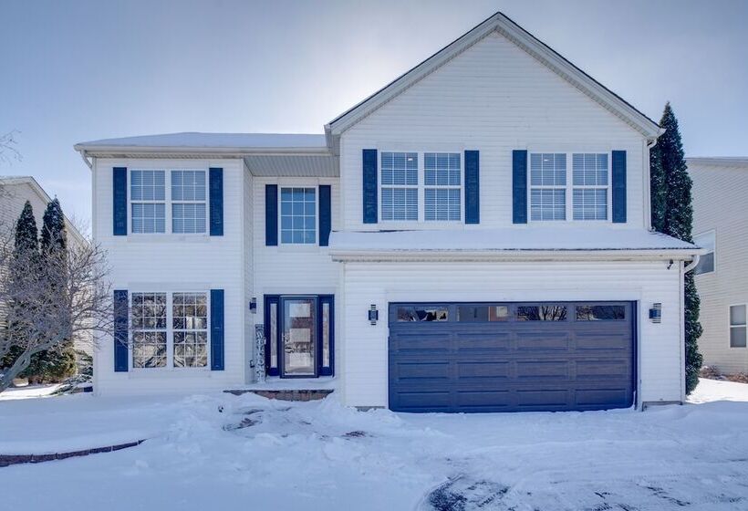 Plainfield Home W/ Game Room Near Harrahs Casino!