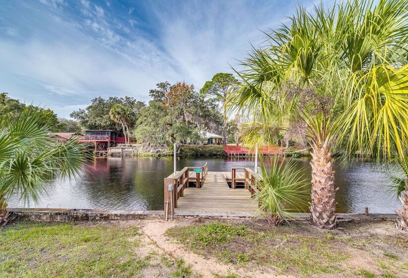 Riverfront Fishers Paradise In Florida W/ Dock!