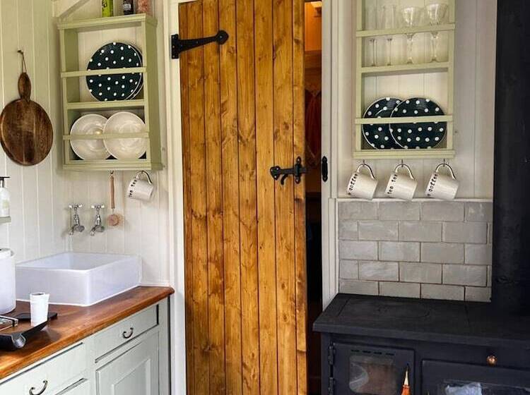 Shepherd Hut Glamping In Northumberland