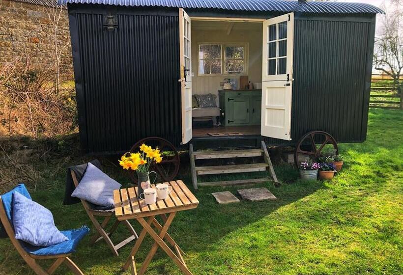 Shepherd Hut Glamping In Northumberland