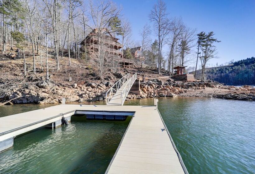 Waterfront Watauga Lake Home W/ Private Dock!