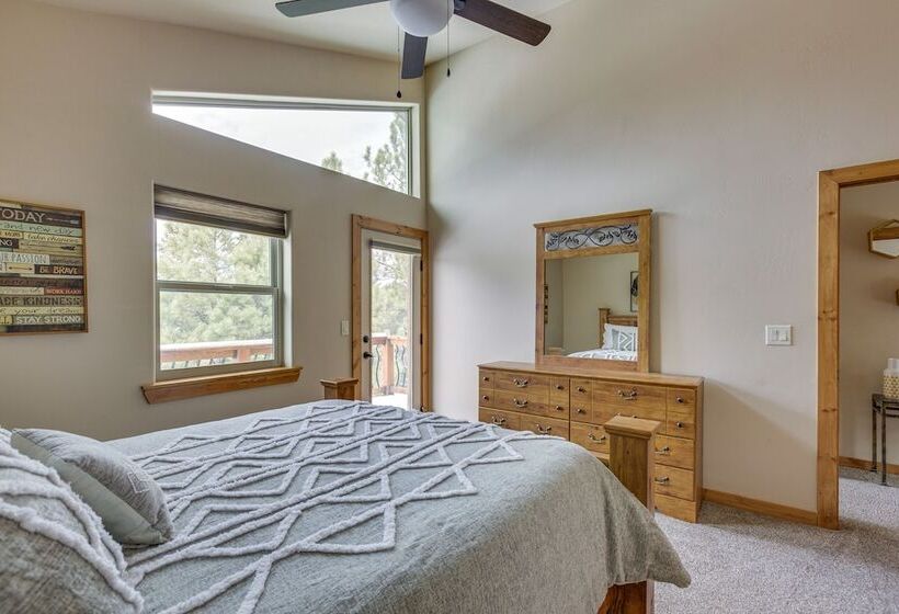 Angel Fire Cabin W/ Deck: 3 Mi To Ski Lifts!