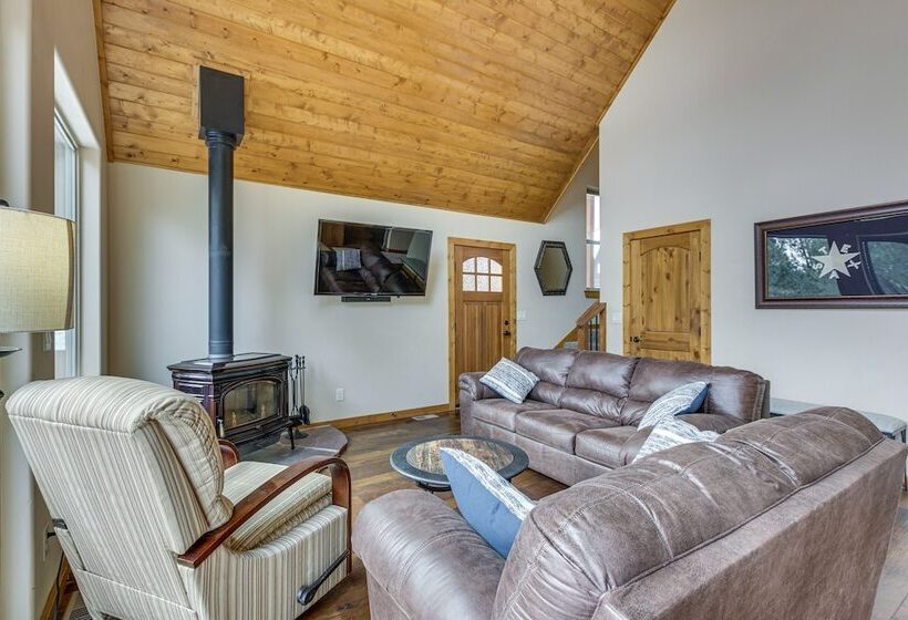 Angel Fire Cabin W/ Deck: 3 Mi To Ski Lifts!