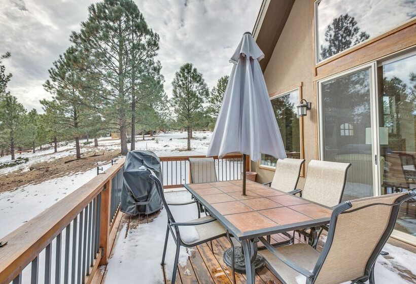 Angel Fire Cabin W/ Deck: 3 Mi To Ski Lifts!