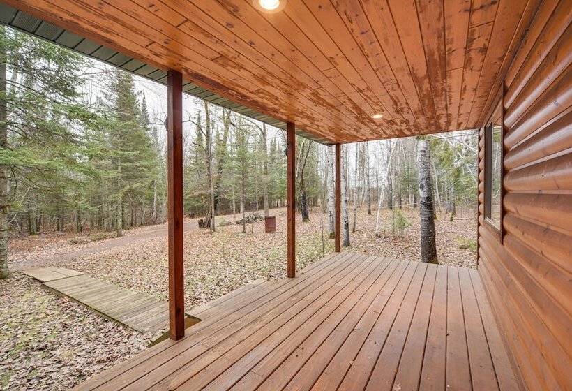Barnum Cabin On 30 Acres W/ Soo Line Trail Access!