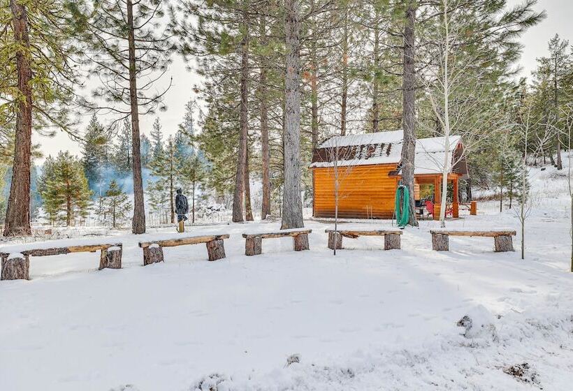 Bunkhouse Cabin In The Woods Of Cascade, Id