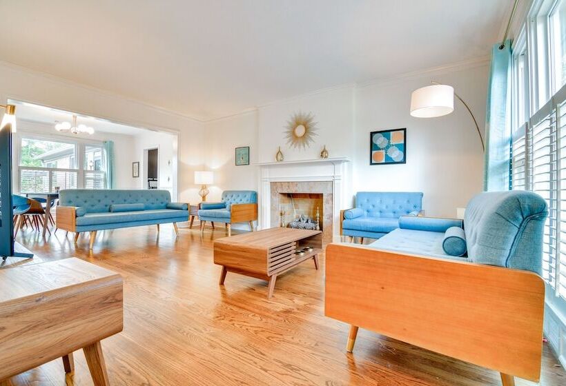 Central Memphis Home: Mcm Decor, Walk To Midtown!