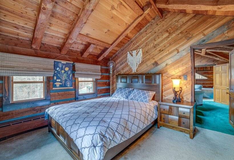 Cozy Otego Cabin W/ Wood Burning Fireplace & Pond!