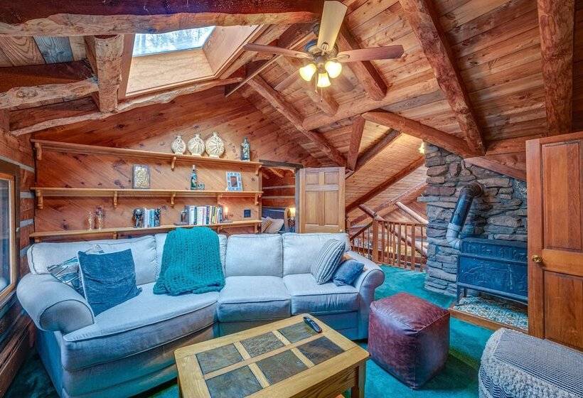 Cozy Otego Cabin W/ Wood Burning Fireplace & Pond!