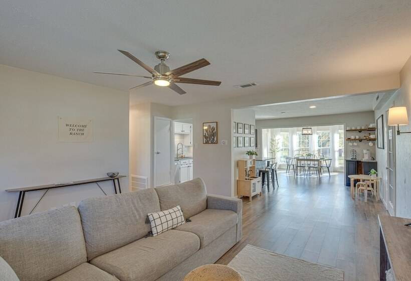 Game Room & Fire Pit: Family Friendly Aubrey Home