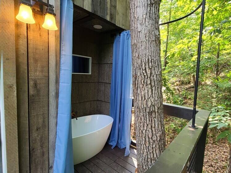 酒店 The Treetop Hideaways At Ruby Falls