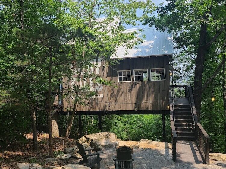 酒店 The Treetop Hideaways At Ruby Falls