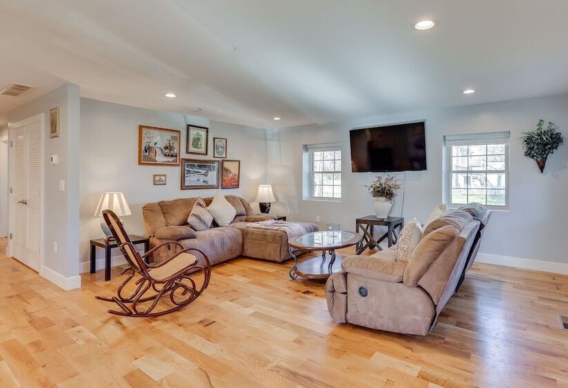 Walk To Boat Ramp: Fenced Home In Jeffersonville!