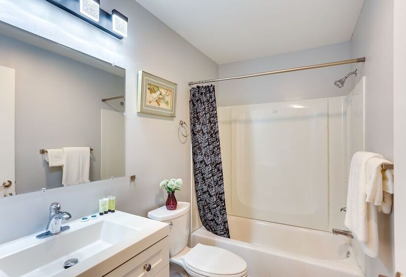 Walk To Boat Ramp: Fenced Home In Jeffersonville!