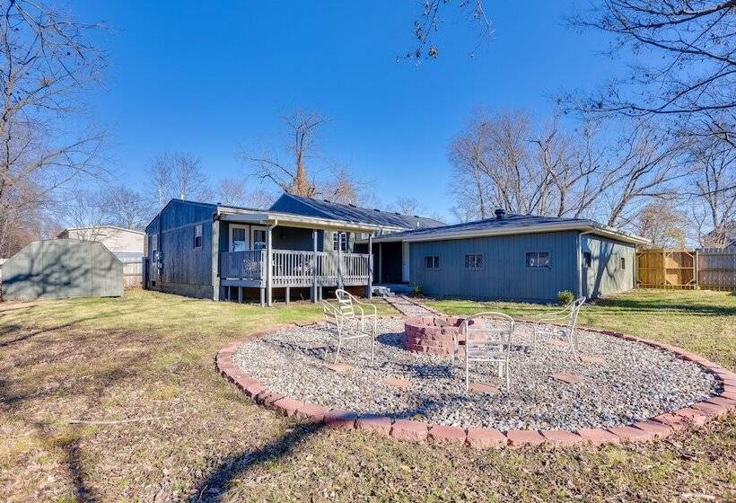 Walk To Boat Ramp: Fenced Home In Jeffersonville!