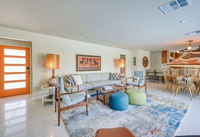 Luxe Palm Springs Home   2 Mi To Downtown!