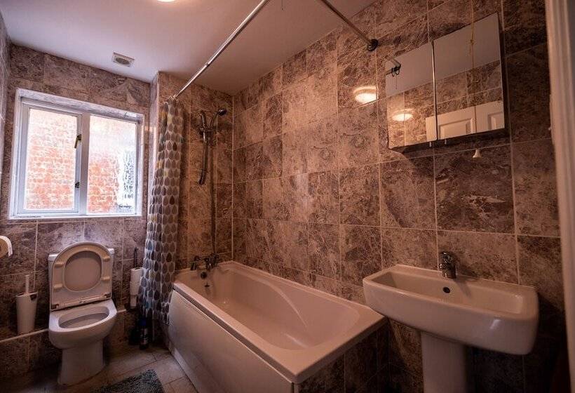 דירת נופש 3kingbr&sofabed Garden Aircon Bbq Parking