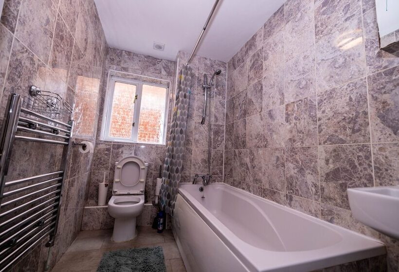 דירת נופש 3kingbr&sofabed Garden Aircon Bbq Parking