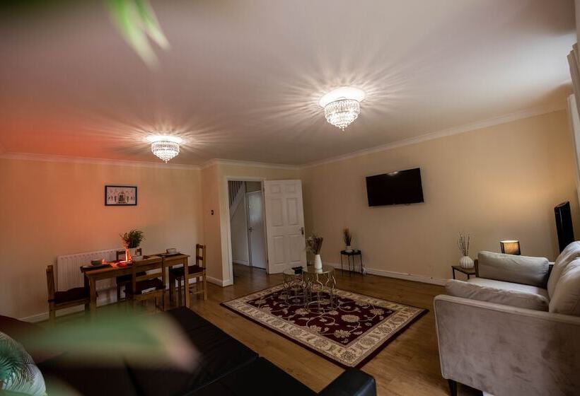 דירת נופש 3kingbr&sofabed Garden Aircon Bbq Parking