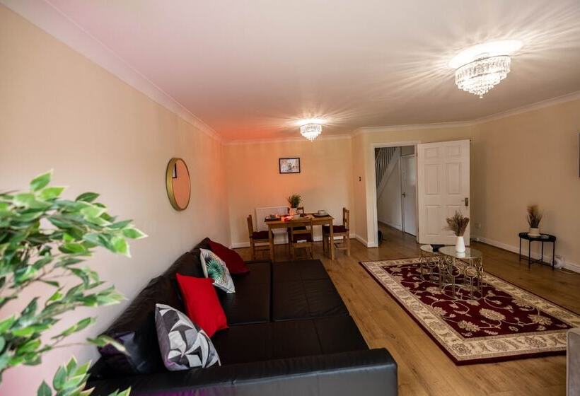 דירת נופש 3kingbr&sofabed Garden Aircon Bbq Parking