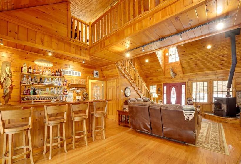 Riverfront Luther Cottage W/ Year Round Trail!