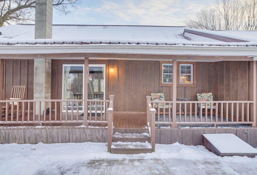 Rustic Middlebury Retreat W/ Yard & Fire Pit!