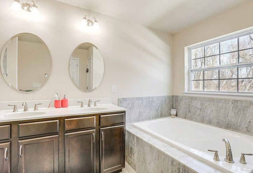 Spacious Ewing Township Home: Home Gym & Deck!