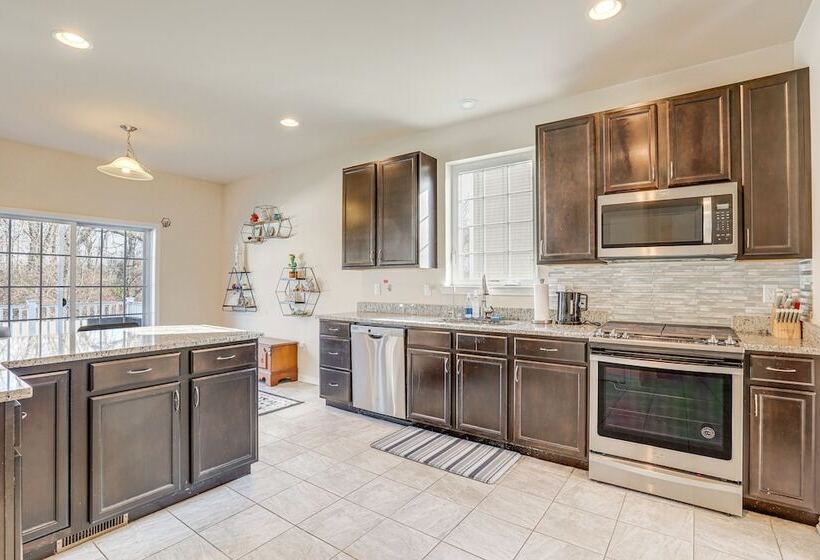 Spacious Ewing Township Home: Home Gym & Deck!