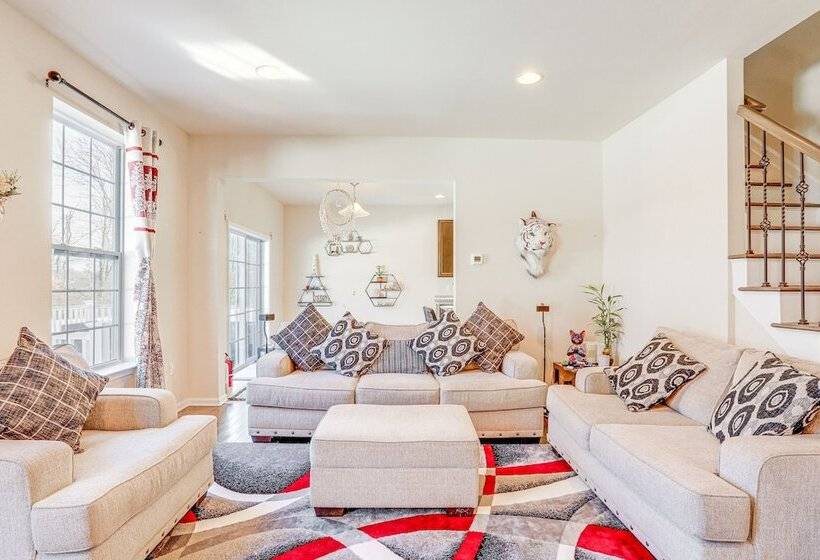 Spacious Ewing Township Home: Home Gym & Deck!