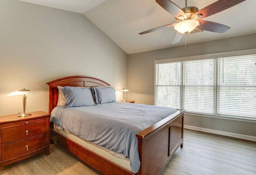 Spacious Lawrenceville Retreat W/ Fireplace + Deck