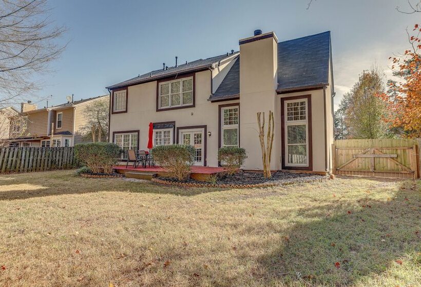 Spacious Lawrenceville Retreat W/ Fireplace + Deck
