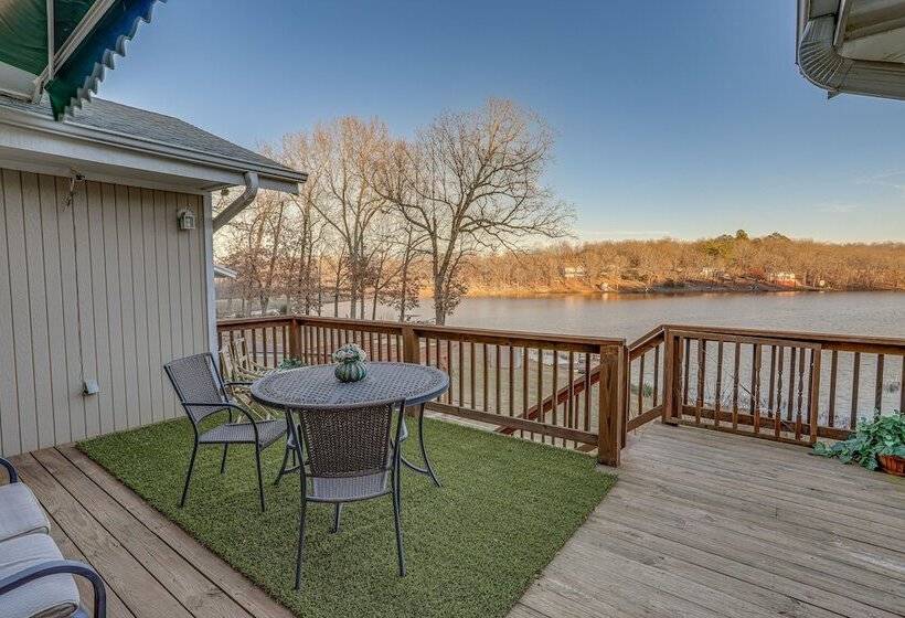 Waterfront Cherokee Village Home W/ Private Dock!
