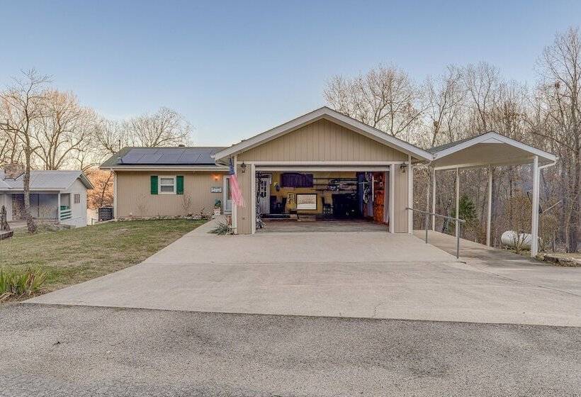 Waterfront Cherokee Village Home W/ Private Dock!