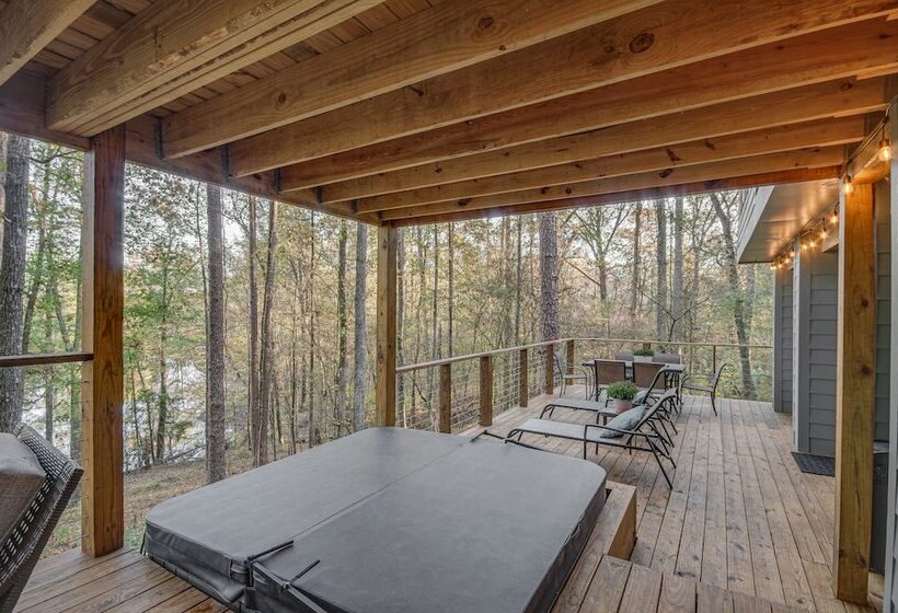 Waterfront Terry Home W/ 3 Decks & Hot Tub!