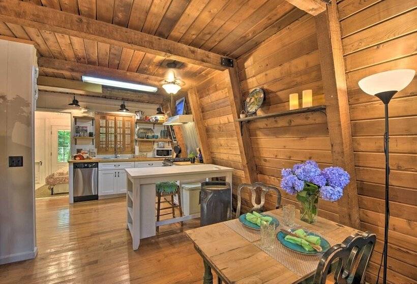 Artist S A Frame Cabin W/ New Interior + Deck