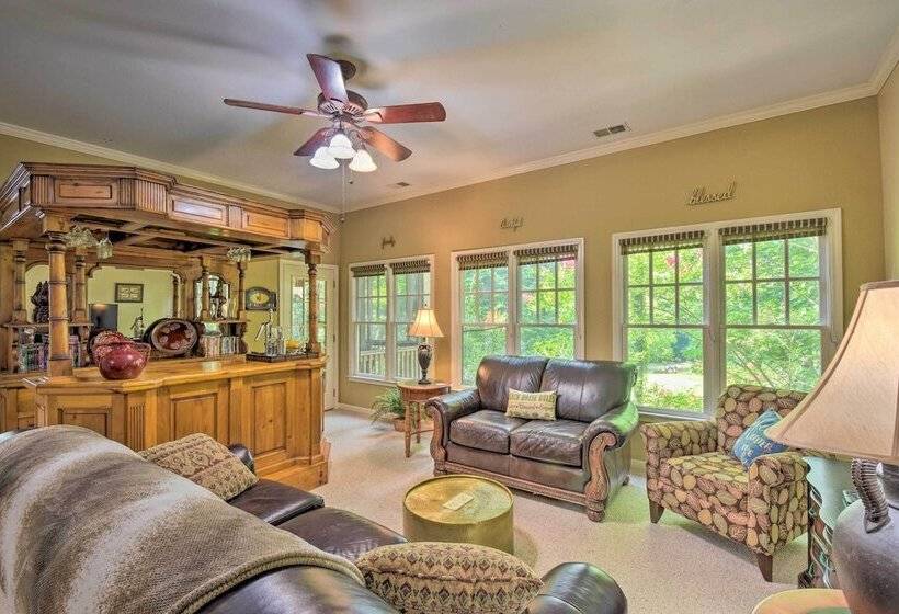 Big Canoe Retreat W/ Deck & Golf Course Views